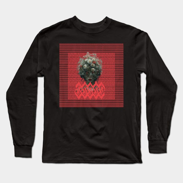 DRAINED OF LIFE, BLIND LOVE Long Sleeve T-Shirt by SHAKIR GAUTAMA 